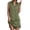 Army Green, variant on Bosfbaoi Women's Sleeveless Shirt Dress, Collared Button Front Solid Color Mini Dress, Lightweight Breathable Casual Sundress for Daily Wear