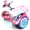 Pink, variant on Hoverboard with Seat, 6.5" Hover Board Go Kart, Built-in Bluetooth, Wheels with LED Light