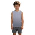 thumbnail image 1 of AWZXDE Casual Tops Solid Summer Loose Comfortable Tank Top Vest for Kids, 1 of 3