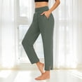thumbnail image 2 of Bovemsi Yoga Pants For Women High Waisted Crop Work Summer Casual Slacks Dress Pant High Waisted Leggings, 2 of 7