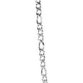 thumbnail image 2 of 9 mm Figaro Men's Link Chain Necklace Stainless Steel Jewelry for Men, 2 of 3