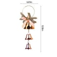 thumbnail image 3 of LSLJS Christmas Bell Pendant, Christmas Decorations, 13.4 inch Rose Gold String Metal Christmas Bell with Ribbon Hanging Ornaments, Christmas Tree Baubles Xmas Garland Christmas Gifts for Party, 3 of 6