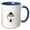 Blue/White, variant on 3drose, Aromantic Asexual Spade in Asexuality Pride Flag Colors Aro Ace Pride, 11oz Magic Transforming Mug