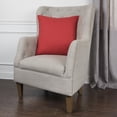 thumbnail image 4 of Rizzy Home Solid Cotton Decorative Throw Pillow, 20" x 20", Red, 4 of 4