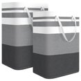 thumbnail image 1 of Cestas Grandes para la Colada, Impermeables, de Pie, de 75 L, Plegables y Altas con Asas., 1 of 1