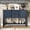 Blue, variant on HICOMILA 48 Inch Solid Wood Sideboard Cabinet, Console Table with 2 Door Cabinets and Open Storage Shelf, Retro Buffet Server Storage Cabinet for Living Room Kitchen Dining Room, Navy Blue