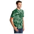 thumbnail image 4 of Port & Company Men's Tie-Dye Cotton Short Sleeve T-Shirt Forest Green Large, 4 of 4
