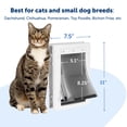 thumbnail image 6 of PetSafe Extreme Weather Pet Door for Dogs and Cats, Energy Efficient - Small, 6 of 7