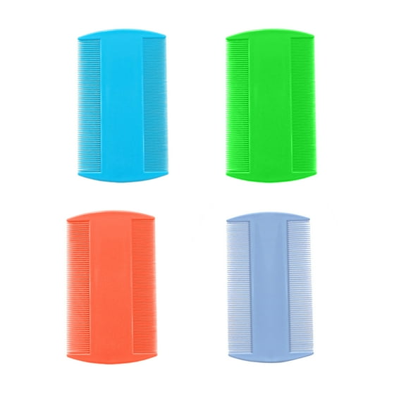 Walbest Flea Comb for Dogs, Lice Combs,Tick Comb, Cat flea Combs with Durable Teeth for Removing Tear Stains, Fleas, Dandruff, Lice (Random Color 1pc)