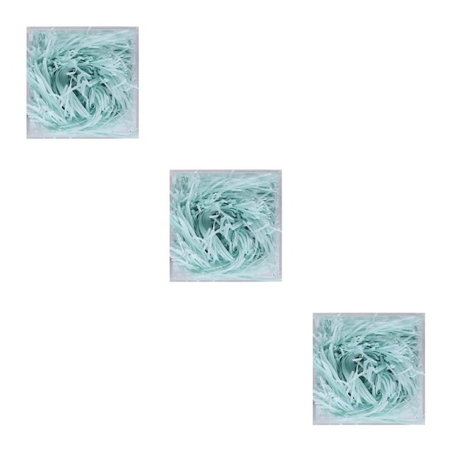 stanreset 1 Pack Lafite Paper Raffia Filler Shredded DIY Candy Practical Supplies Craft for Wedding Easter New Year Blue to gray Type1 NO1