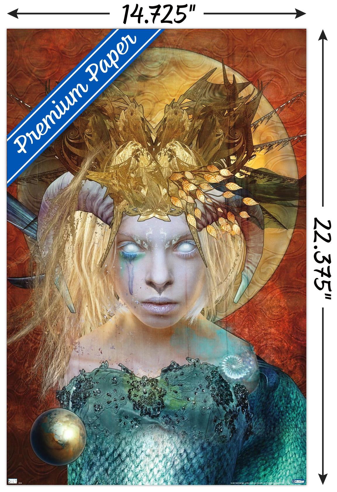 Jena DellaGrottaglia: Cosmic Zodiac - Capricorn Wall Poster, 14.725" x 22.375"