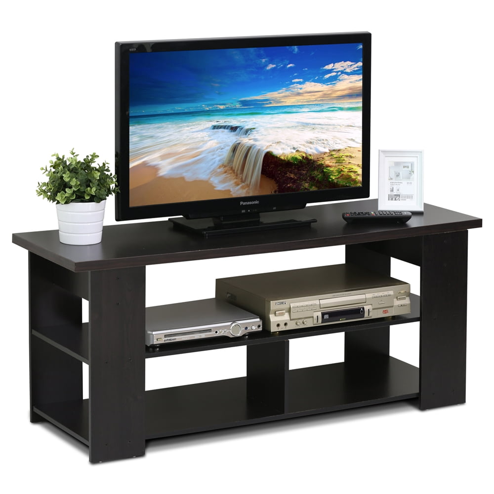 Furinno JAYA Engineered Wood TV Stand for TV up to 55" in Espresso