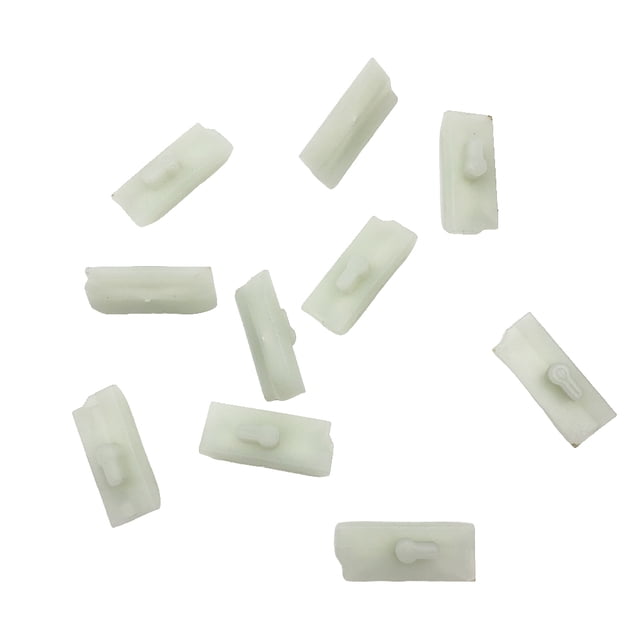 Kenally 10 piezas de guía de cadena de motosierra Kit de tira de parachoques de plástico reemplazo de accesorio de reparación para 021 023 025 Jardín y Patio Kenally TO001257-00