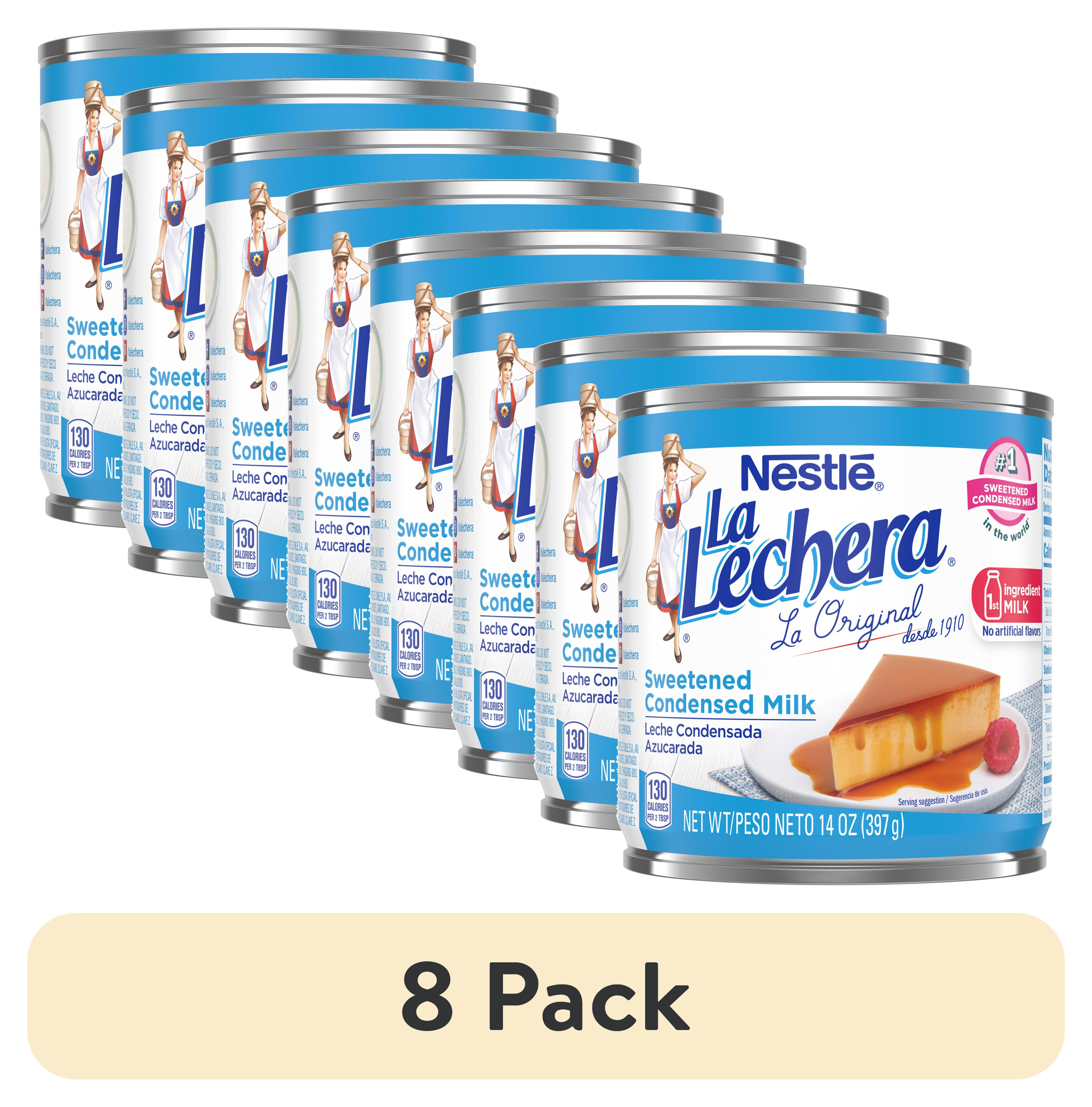 (8 pack) Nestle La Lechera Sweetened Condensed Milk, 14 oz Can