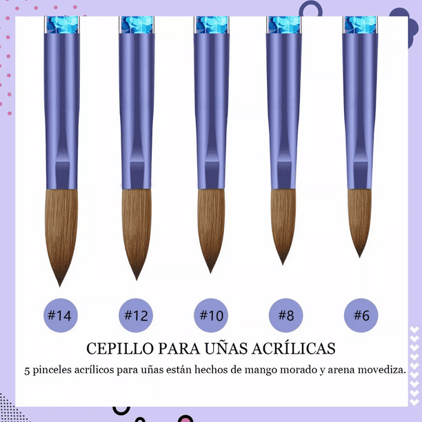 Uñas Acrilicas Como Quitar Acrilico Del Pincel Pincel Para