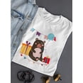thumbnail image 3 of Party Animals Collection C T-Shirt Women -June Erica Vess Designs, Female 5X-Large, 3 of 4