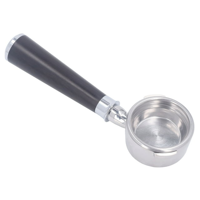 Portafiltro sin fondo Yuxing 58mm mango de madera para cafetera GAGGIA sándalo morado