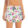thumbnail image 4 of Lsque Cute Flamingo Printed Women's Running Shorts with Liner Pockets,Elastic Quick Dry Workout Athletic Gym Yoga Shorts,Womens High Waist Shorts-X-Large, 4 of 9