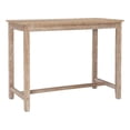 thumbnail image 1 of Linon Claridge Wood Counter Height Pub Table in Distressed Brown, 1 of 8