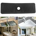 thumbnail image 4 of vnanda Sink Drain Pad Silicone Faucet Mat for Kitchen Sink Multifunctional Countertop Protector Drainage Pad Splash-proof Angled Design Durable Reusable Sink, 4 of 8