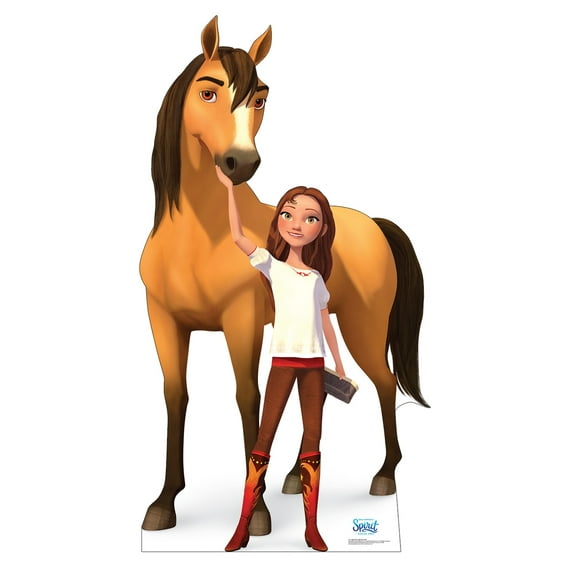 Advanced Graphics Spirit and Lucky Prescott Spirit Cardboard Stand-Up, 41" x 76"