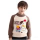 thumbnail image 2 of Cowsor Baby Girl Boy Toddler Knit Sweater Cute Round Neck Long Sleeve Blouse Pullover Oversized Sweatshirt Warm Kids Tops, 2 of 7
