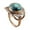 F#4759, variant on Clearance! Sterling Turquoise Ring, December Birthstone Ring, Power Stone, Chain Designer Pattern Ring, Valentine's Day Proposal Warehouse Clearance Todays Deals In #13