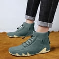 thumbnail image 5 of Mepaouo Couple Hiking Shoes Leather High Top Running Shoes Lace Up Zero Drop Sport Sneakers for Women, 5 of 5
