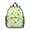 Mushroom and Frog, variant on Mushroom and Butterfly White Pattern Backpack for School, Cute School Bag with Adjustable Shoulder Straps and Padded Back, 13.8"x11.4"x6"