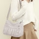 thumbnail image 1 of Bolso de hombro para mujer de múltiples capas - Bolso tote plisado de moda | Gran capacidad | Bolso versátil de cuero PU para mujer | Negro, blanco, marrón | 27x20x12cm | Bolso de mano de tendencia, 1 of 6