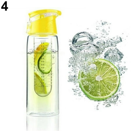 

SANWOOD Bottle Portable Camping Sports Lemon Juice Fruit Infusing Infuser Water Bottle 800ML