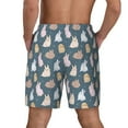 thumbnail image 4 of Uemuo Cute Rabbit Pattern Mens Swim Trunks Quick Dry Board Shorts with Mesh Lining, Stretch Beach Shorts Quick Dry No-Chafing Board Shorts-XX-Large, 4 of 9