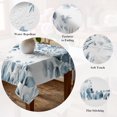 thumbnail image 5 of Teal Blue Eucalyptus Table Cloth Waterproof Tablecloths, Spring Summer Farmhouse Leaves Watercolor Tablecloth Dining Table Cover for Kitchen Party Tabletop Outdoor, Square Tablecloth 54x54 Inch, 5 of 9