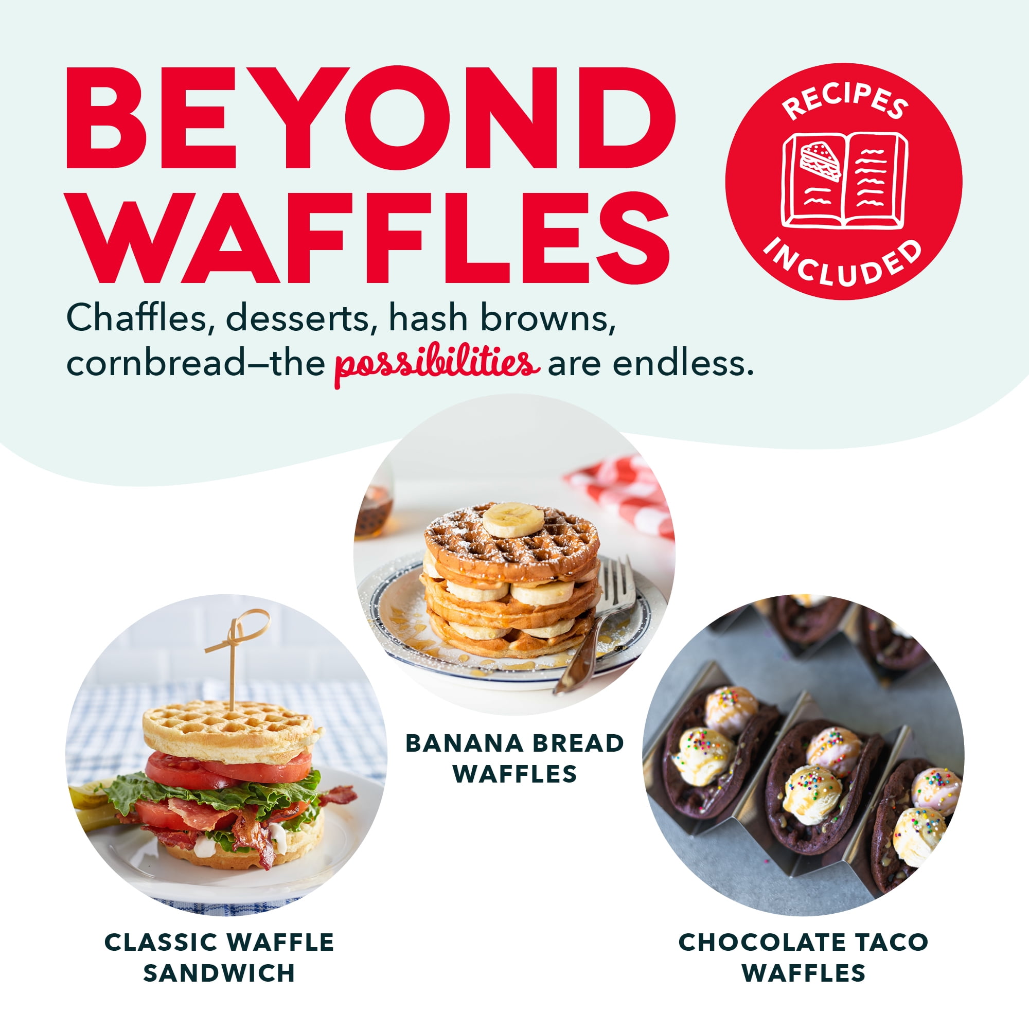 Dash Mini Waffle Maker Machine for Individuals, Paninis, Hash Browns, & Other on the Go Breakfast, Lunch, or Snacks, with Easy to Clean, Non-Stick Sides, Aqua