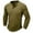 Olive Green, variant on WREESH Men's Fashion T-Shirts Solid Color Long Sleeve Beefy Muscle Basic Blouse Tee Shirt Long Sleeve Round Neck Blouses Shirts Workout Tops Olive Green