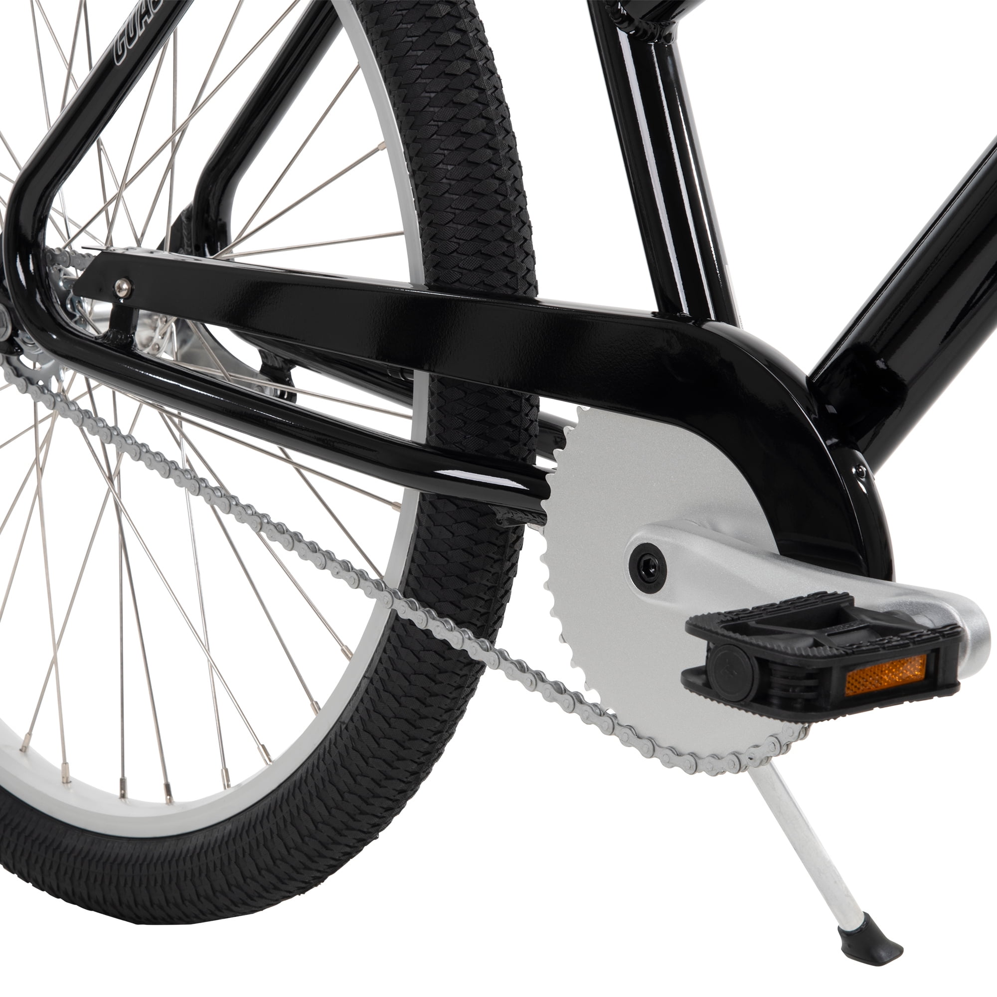 Huffy Coastal 26" Cruiser Bike, Coaster Brake, Dacromet Anti-Rust Coated, Black