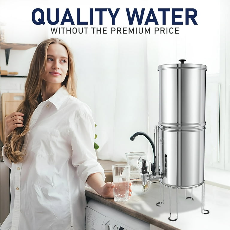 Berkey Water Filter System With 2 Black BB9-2 Filters Brand New