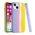thumbnail image 3 of GSA Novelty Silicone Thick Woven Design Case For iPhone 13 (6.1") - Colorful A, 3 of 3