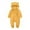 Yellow, variant on Chbgutlmr Unisex Baby Clothes Toddler Winter Fleece Comfy Jumpsuit Newborn Zipper Warm Hooded Rompers