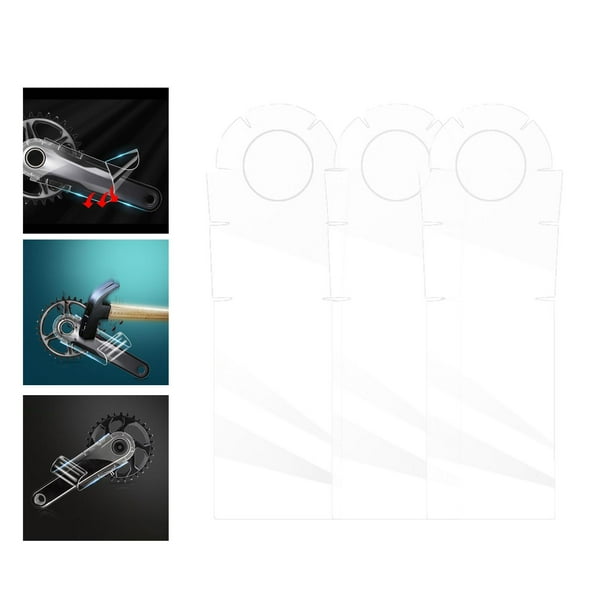 3 uds., Protección de bies de antiarañazos, brazos de de , pelícu protectora, cinta adhesiva, m DYNWAVEMX Protector de cuadro de bicicleta