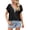 Black, variant on Sngxgn Women's Classic-Fit Short Sleeve Open Crewneck T-Shirt(Black,S)