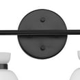 thumbnail image 3 of Lexie Collection Four-Light Matte Black Contemporary Vanity Light, 3 of 12
