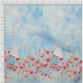 thumbnail image 2 of oneOone Organic Cotton Poplin Twill Fabric Leaves & Flower Panel Printed Craft Fabric BTY 42 Inch Wide, 2 of 3
