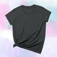 thumbnail image 5 of AXXD Womens Summer Tops Basic 2024 Short Sleeves Comfortable Casual Tops Pullover Blouse T-shirt, 5 of 6