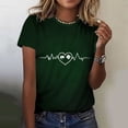 thumbnail image 4 of Levmjia Womens T Shirt St Patricks Day Short Sleeve Crew Neck Casual Versatile Top Soft Breathable Polyester Loose Fit Graphic Tee, 4 of 7