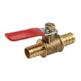 thumbnail image 5 of Trailer Truck Brass Ball Valve 180 Degree Operation Handle 1/8" NPT Male x 1/8'' NPT Male Hose Tail Pipe Fitting 3 Pcs, 5 of 6