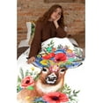thumbnail image 4 of Yibo Strawberry Cartoon Blanket Flannel Soft and Comfortable Anti-static Bed Sofa Blanket, 4 of 9