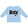 thumbnail image 3 of Inktastic Halloween Boo with Spider and Web in Black Boys or Girls Long Sleeve Toddler T-Shirt, 3 of 5