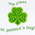 thumbnail image 2 of CafePress - My First St Patricks Day Infant Bodysuit - Baby Light Bodysuit, Size Newborn - 24 Months, 2 of 4