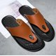 thumbnail image 5 of Chanclas de verano para hombre, zapatillas de playa, cómodas zapatillas con punta abierta y correa en T Wmkox8yii  123q657, 5 of 6